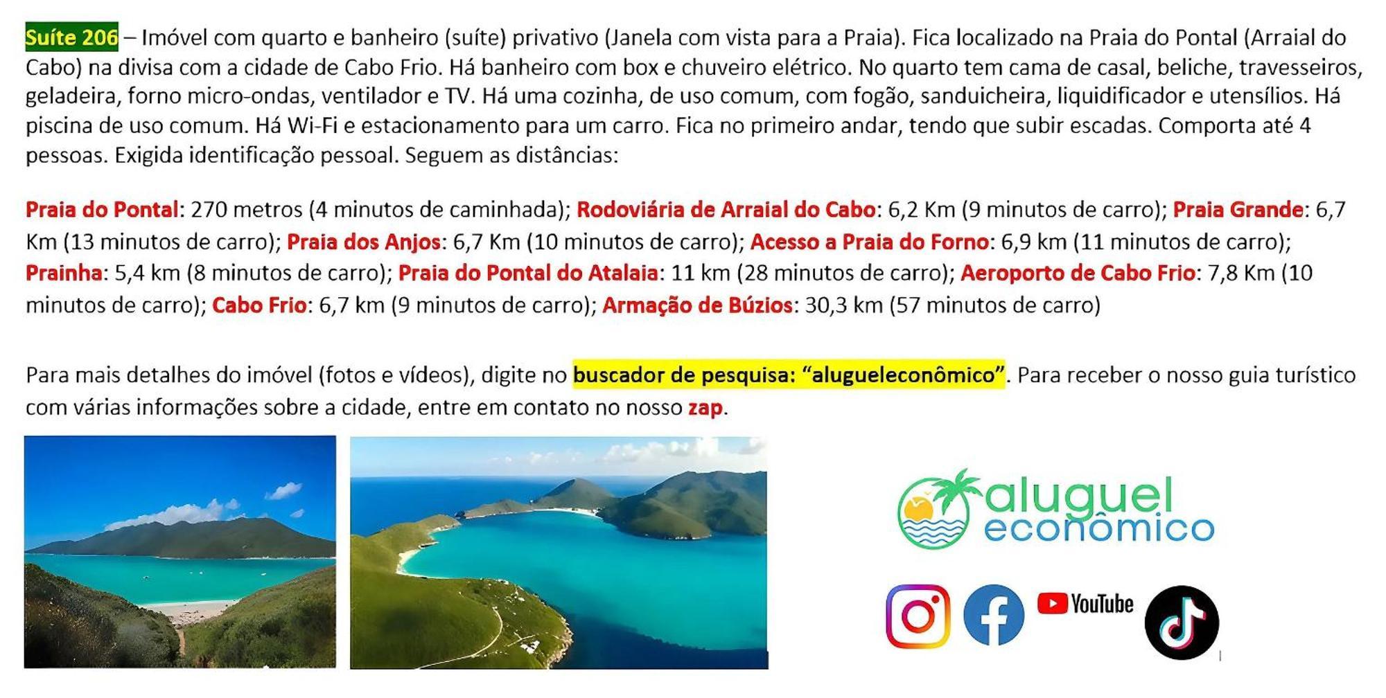 Arraial Do Cabo - Subuai Village - Aluguel Economico Luaran gambar