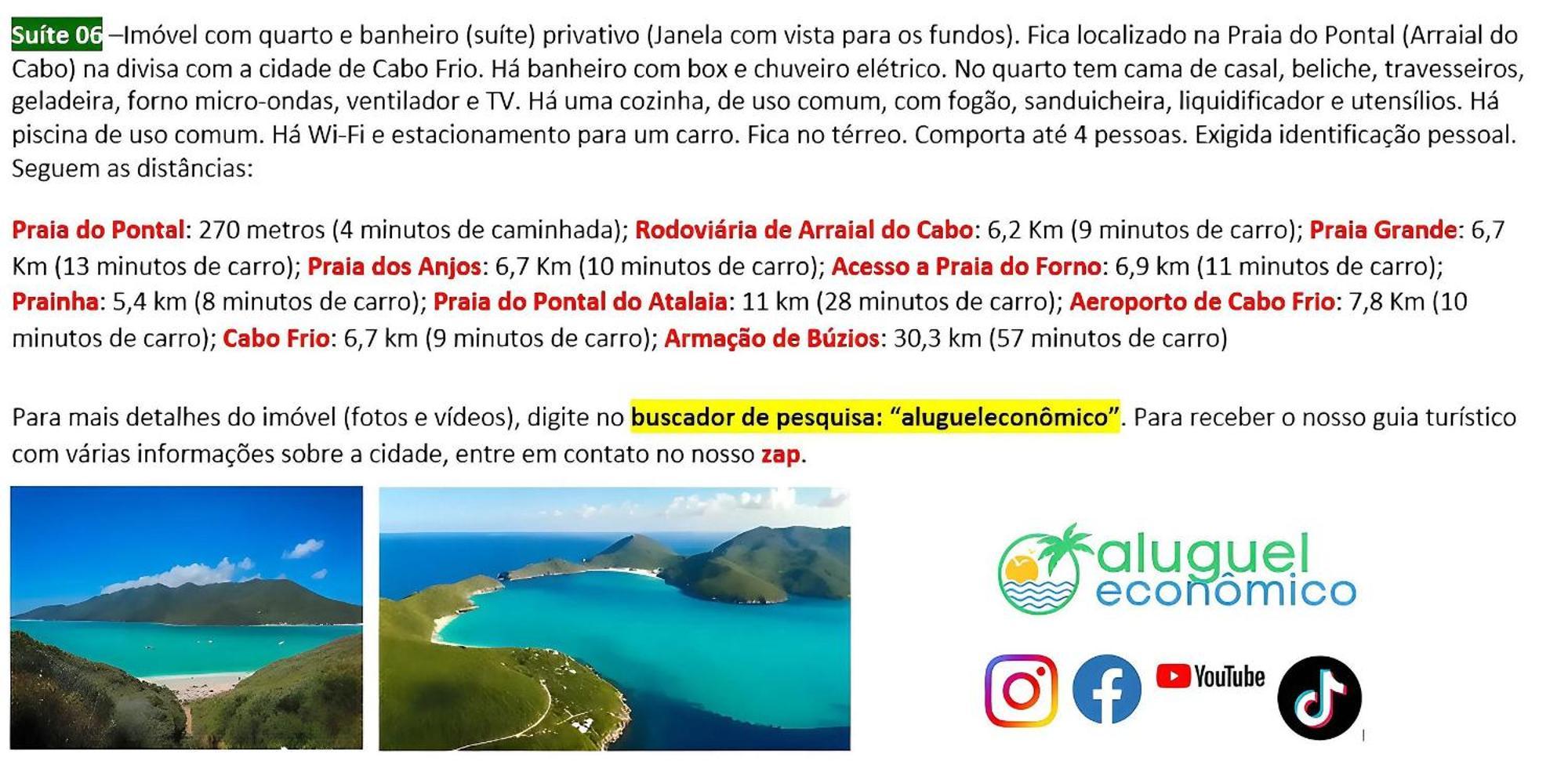 Arraial Do Cabo - Subuai Village - Aluguel Economico Luaran gambar