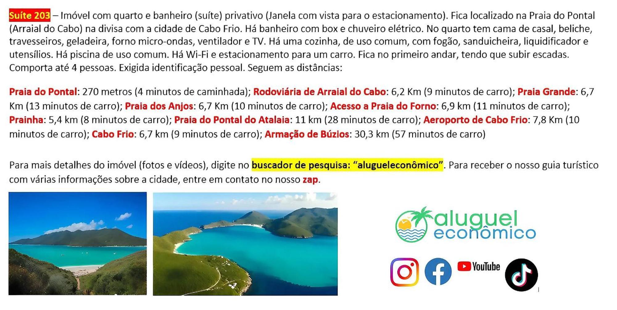 Arraial Do Cabo - Subuai Village - Aluguel Economico Luaran gambar